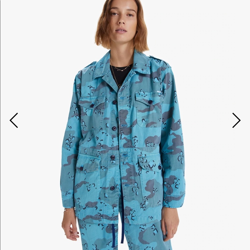 Mother Oversized Camo Jacket